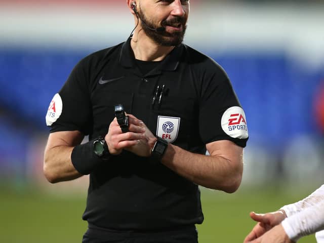 Referee Darren Drysdale has been charged with misconduct by the FA and removed from officiating this weekend.(Photo by Pete Norton/Getty Images)