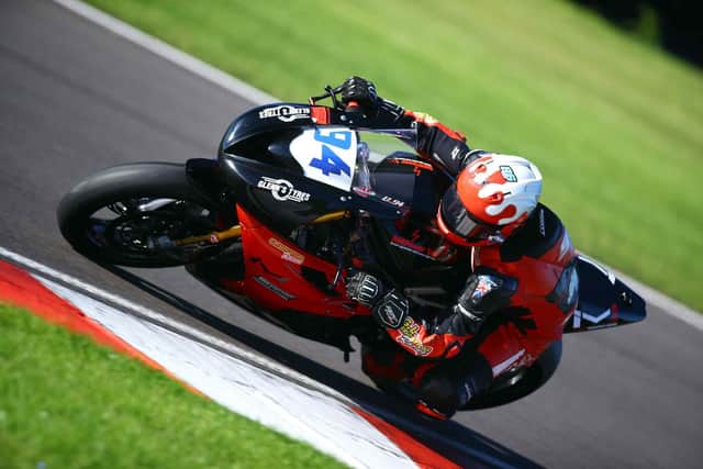 Lynden Leatherland in action at Donington Park. Photo by Matt Sayle.