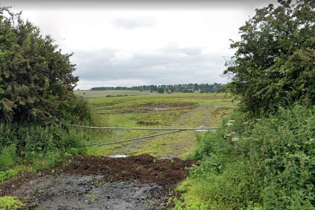 Homes were earmarked for land south of Cauldwell Road, Sutton.