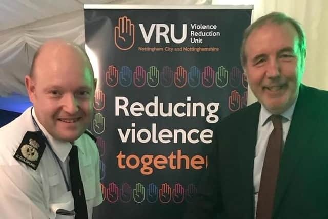 Nottinghamshire Police Chief Constable Craig Guildford and Nottinghamshire's Police and Crime Commissioner Paddy Tipping.