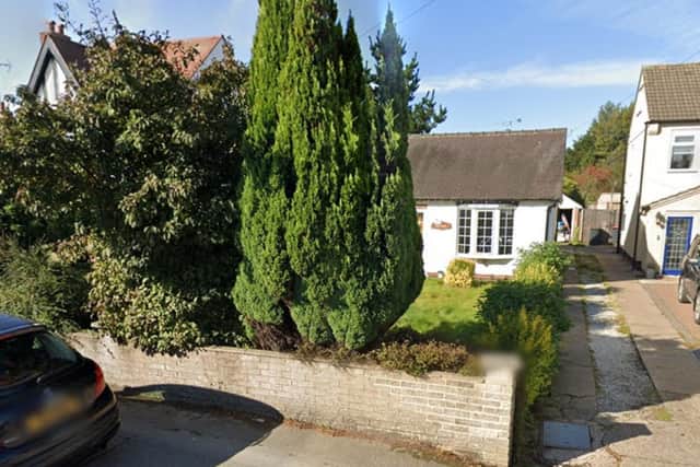 The bungalow will be demolished to make way for the development on land to the rear of the property