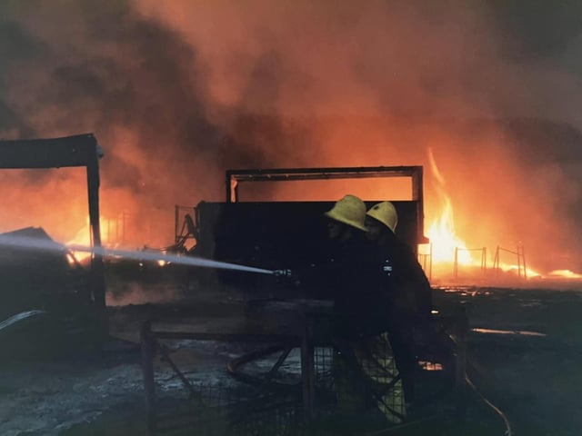 Crews from across Nottinghamshire and Derbyshire were at the scene.