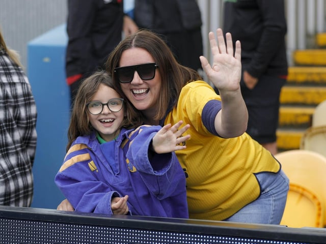 Stags fans at the Burton Albion game.