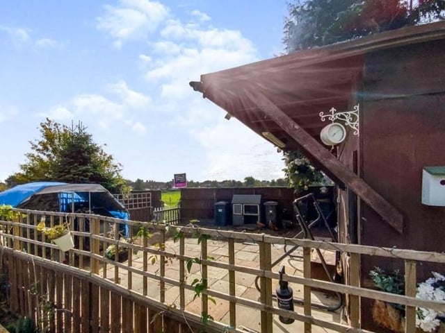 The extensive grounds include a stable for a horse. But the structure that could easily be turned into an office, a study or even a bar if necessary.