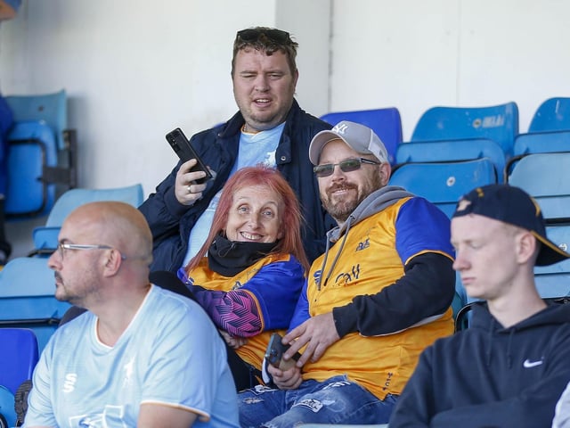 Stags fans at Gillingham.