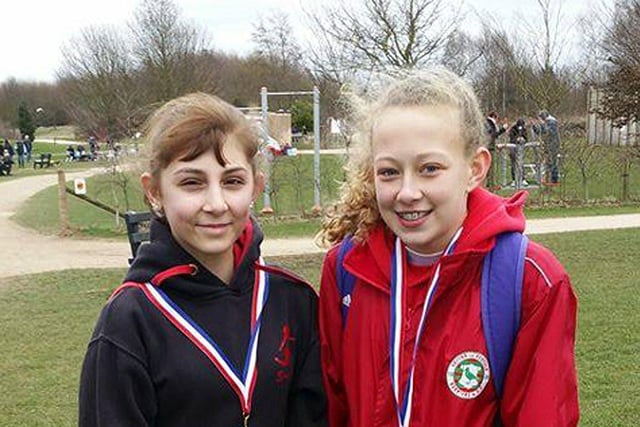 Two members of Sutton Harriers.