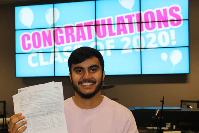 Charan Mandeir achieved a triple-distinction in his BTEC Extended Diploma in Applied Science