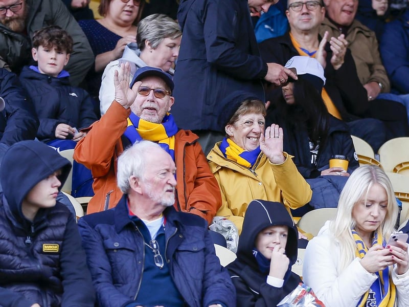 Mansfield Town fans enjoy another League Two victory.