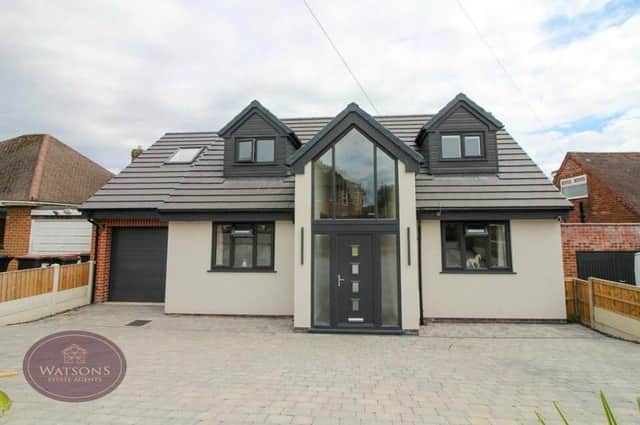 Offers in the region of half a million pounds are invited by estate agents Watsons for this striking, fully renovated four-bedroom home on Baker Road in Newthorpe, which is really catching the eye.