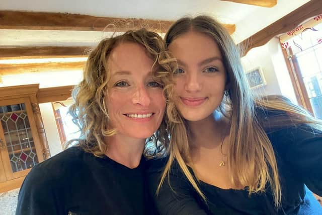 Jenny Bosman with daughter Mia