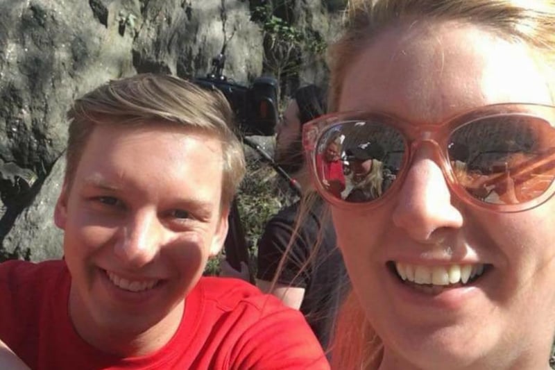 Singer George Ezra was filming a music video in New York's Central Park when Lauren Conway bumped into him.