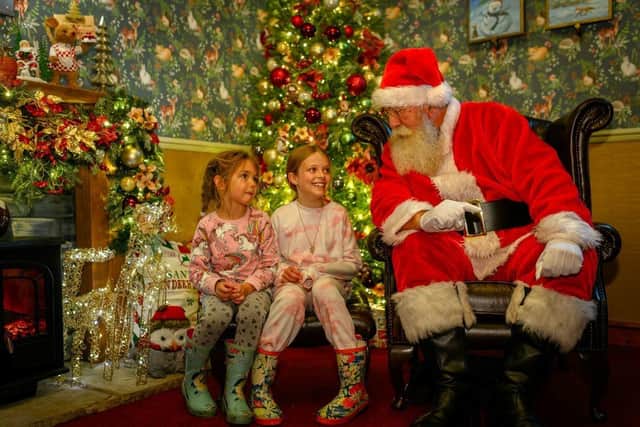 Children receive 'Golden Tickets' at this year's Christmas Spectacular at Sundown