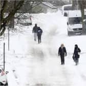 Heavy snow has blanketed Nottinghamshire and is expected to continue to fall until Tuesday afternoon.
