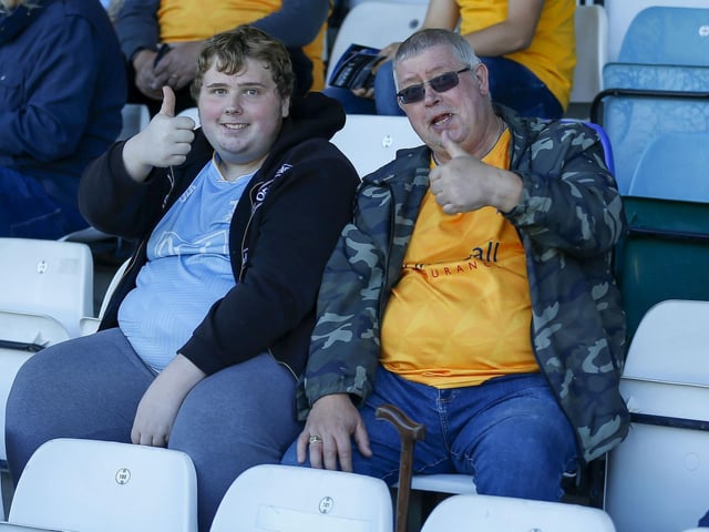 Stags fans at Gillingham.