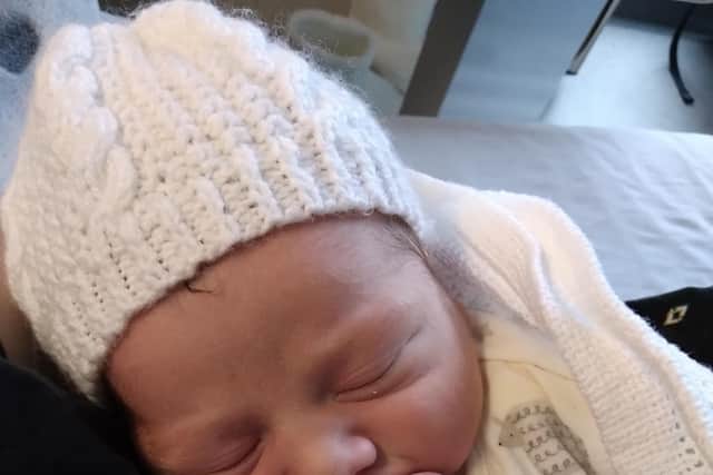Baby Bailey Ingram on Christmas Day