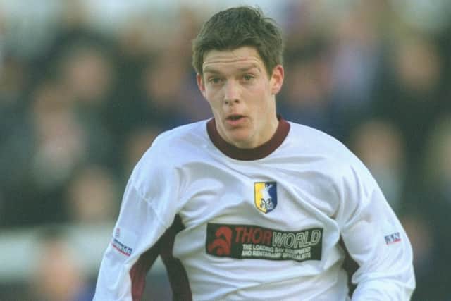 Darrell Clarke in action for Mansfield Town during the Nationwide League Division Three match against Macclesfield Town in 2001. Credit: Stuart Franklin /Allsport