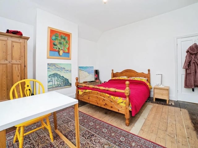The property offers an abundance of space and storage.