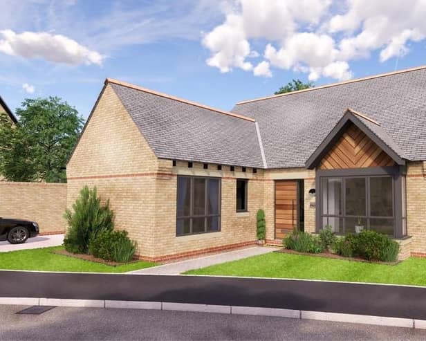 Plot 16 at the new Sheepbridge Park development in Mansfield is this three-bedroom, detached bungalow, on the market for £475,000.