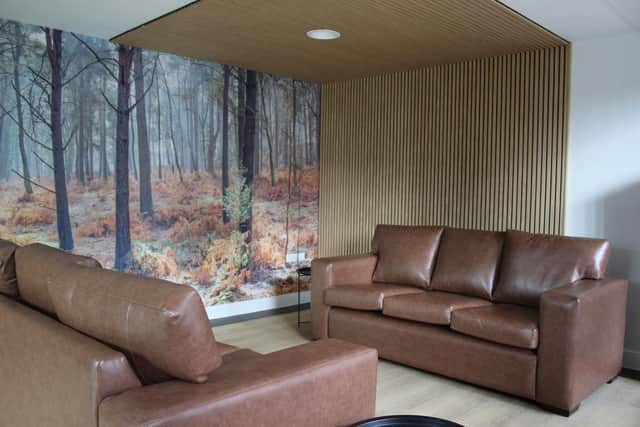Pines' warm and comforting social space.