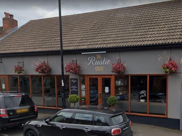 The Rustic Crust, on Main Street, Farnsfield, is rated 4.8 on Google Reviews.