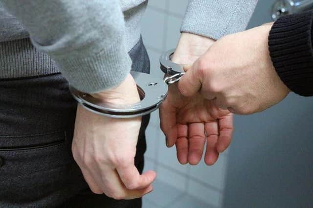 Four men were arrested