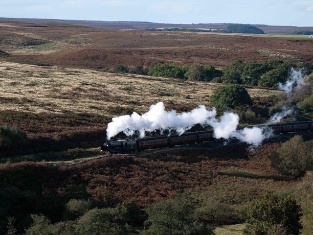 The North Yorkshire Moors Railway is a preserved historic railway stretching for 18 miles through the heart of the North York Moors National Park, from Pickering via Levisham, Newton Dale and Goathland to Grosmont, with a further 6 mile extension over Network Rail’s Esk Valley line to Whitby. Stunning views, delightful gueshouses and cottages and a dream for any railway lover are guaranteed.