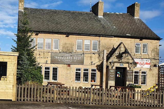 The Travellers Rest on Huthwaite Road is a 'community pub serving local beers & homemade food'