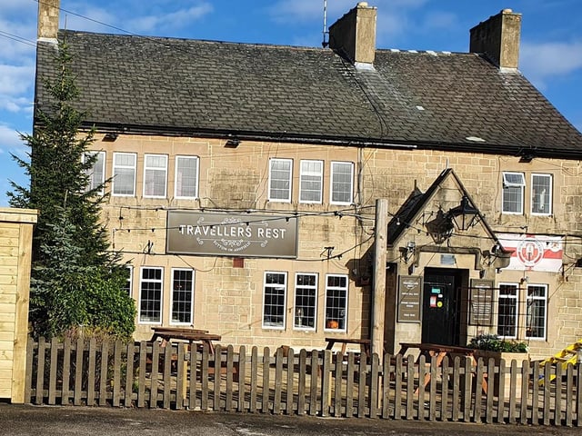 The Travellers Rest on Huthwaite Road is a 'community pub serving local beers & homemade food'