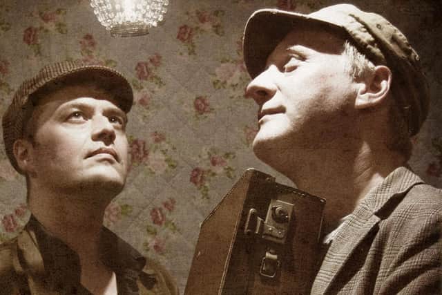 Pictured, Simon and Martin, artists at the helm of the project. Photo: harpandamonkey.com