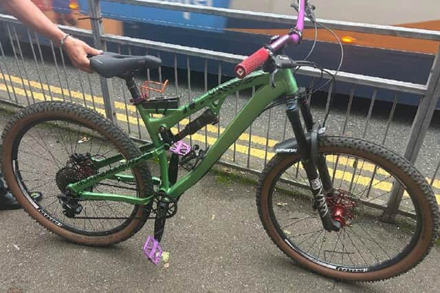 One of the recovered bike. Photo: Nottinghamshire Police.