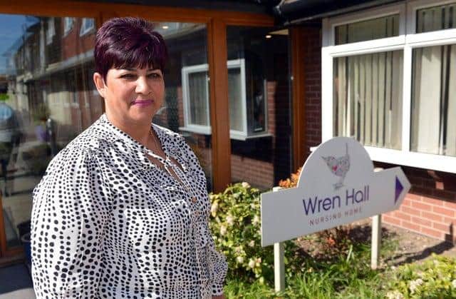 Anita Astle, owner and manager of Wren Hall Nursing Home in Selston.