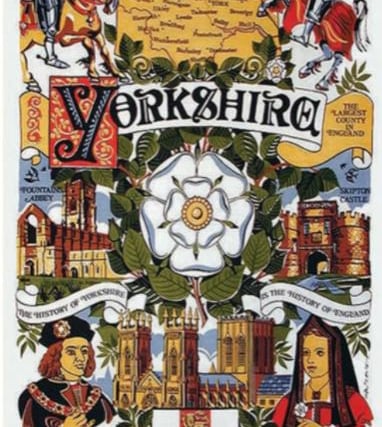 Enjoy all the history of this great county displayed on this tea towel and many others just like it.