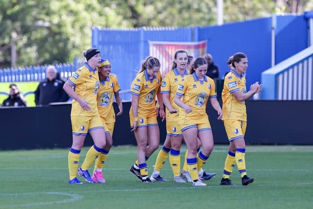 Action from the Women’s FA Cup, Round 2 match against Ossett Utd Ladies FC at the One Call Stadium, 20 Sept 2026, Photo credit Chris & Jeanette Holloway / The Bigger Picture.media