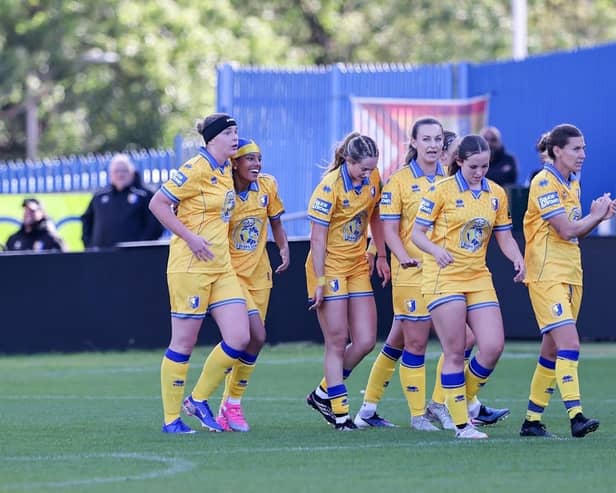 Action from the Women’s FA Cup, Round 2 match against Ossett Utd Ladies FC at the One Call Stadium, 20 Sept 2026, Photo credit Chris & Jeanette Holloway / The Bigger Picture.media