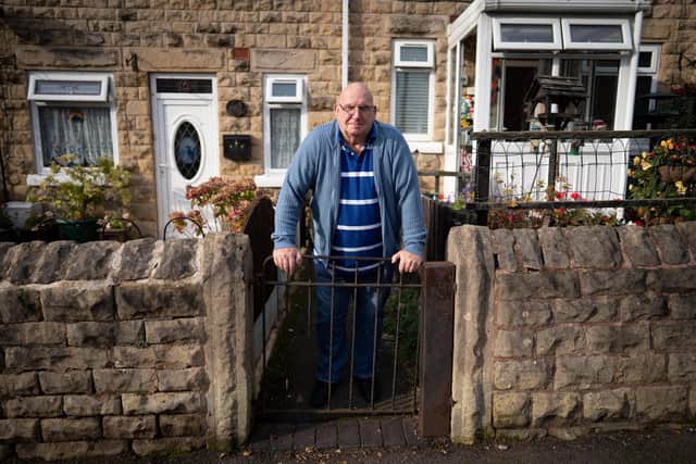 David Mather who lives on Portland Road, on the Derbyshire side which is in tier 1, his garden wall is the border, when he opens his gate he steps into Nottinghamshire which is in tier 2.