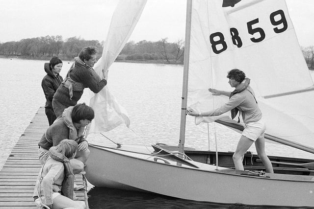Sutton Sailing Club members pictured 50 years ago.