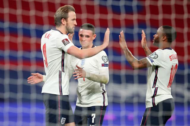 England expects - Harry Kane, Phil Foden and Raheem Sterling have much on their shoulders this summer.