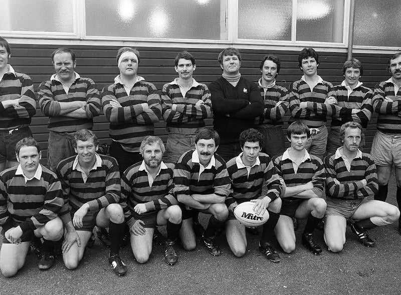 The former Ashfield Swans RUFC side gather back in 1980. Did you play for this team and, if so, what are your memories?
