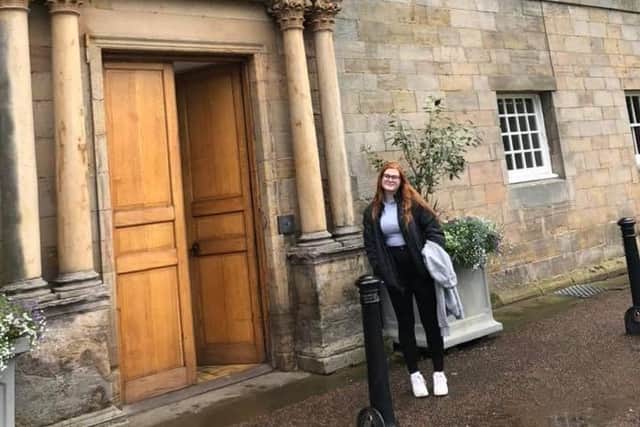 Scarlett Sykes won a scholarship to go to sixth form Prince Philip’s former school, Gordonstoun, in Scotland