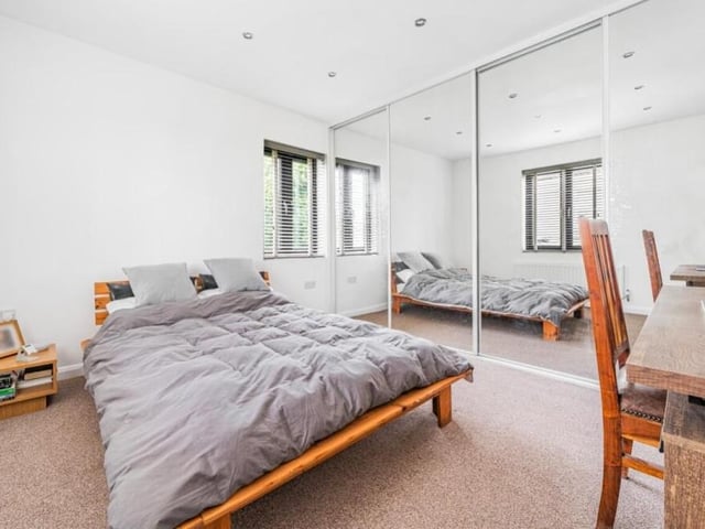 The other two bedrooms on the first floor of the Annesley Woodhouse cottage offer their own unique blend of charm and comfort. This one has ample wardrobe space.