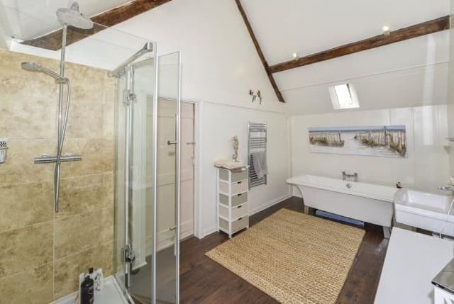 Bathroom two on the second floor.