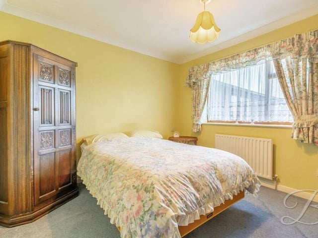 Jasper Lodge boasts two more double bedrooms, including this one, which has space for a wardrobe.