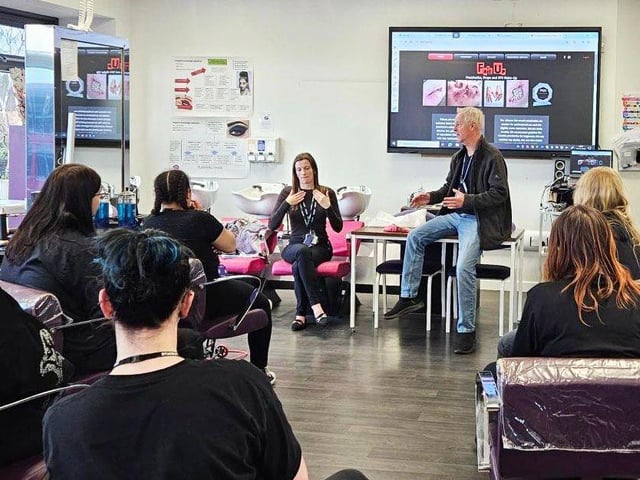 Media teacher and special effects expert Steve Best shared his knowledge and expertise on TV and stage
