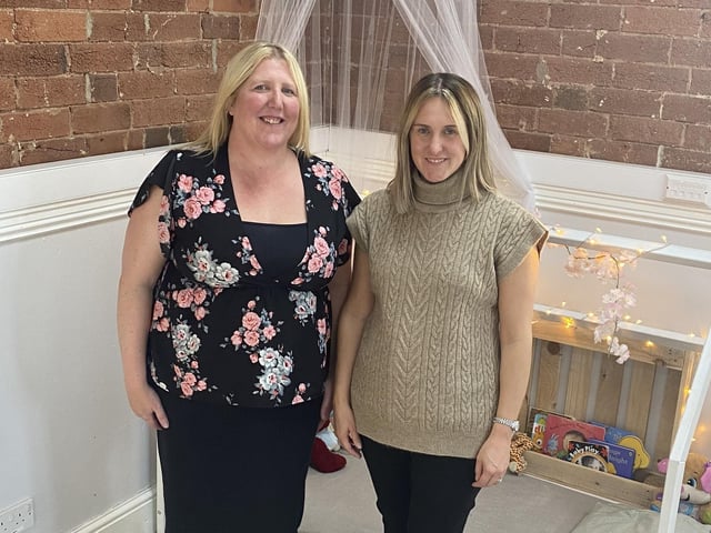 Owners Rebecca Fox and Louise Bradley. Little Lambs Day Nursery in Kirkby is celebrating a good Ofsted report.