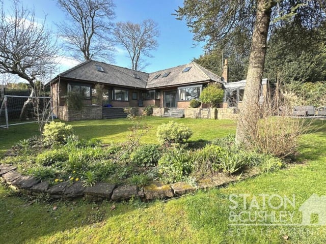Time to step outside now to see the sun shining on the beautiful and established gardens that surround the £525,000 property.