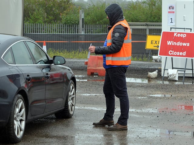 Staff said most people receive their test result within 24 hours.