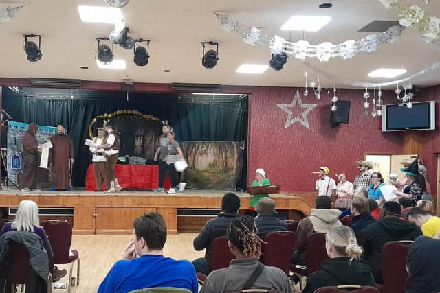 Staff and residents at Cherry Tree House and Pines in Mansfield Woodhouse
