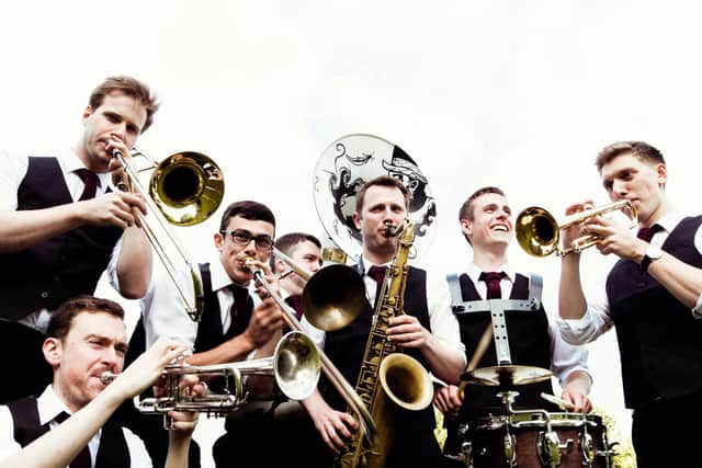 Back Chat Brass who will be performing at the Jubilee Proms and Picnic in Mansfield