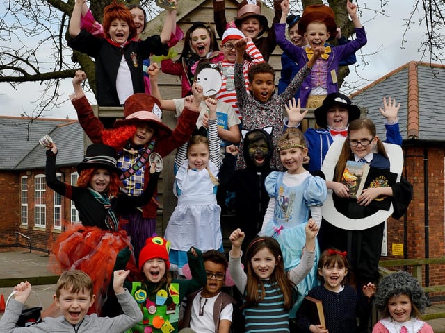 World Book Day at Python Hill Primary School, Rainworth in 2018.
