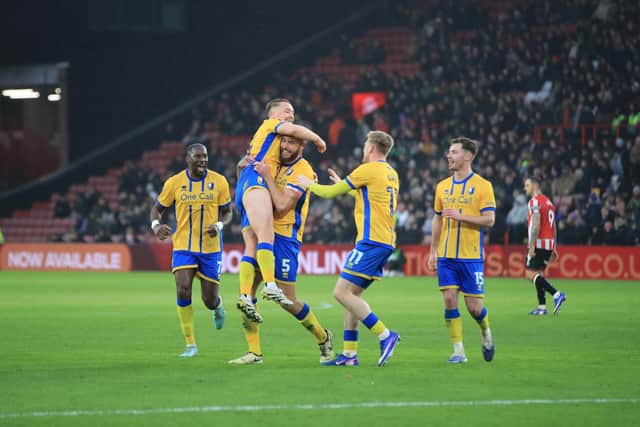 Reed scores during the Emirates FA Cup third round match against Sheffield Utd FC at Bramall Lane, 11 Jan 2026, Photo credit Chris & Jeanette Holloway / The Bigger Picture.media